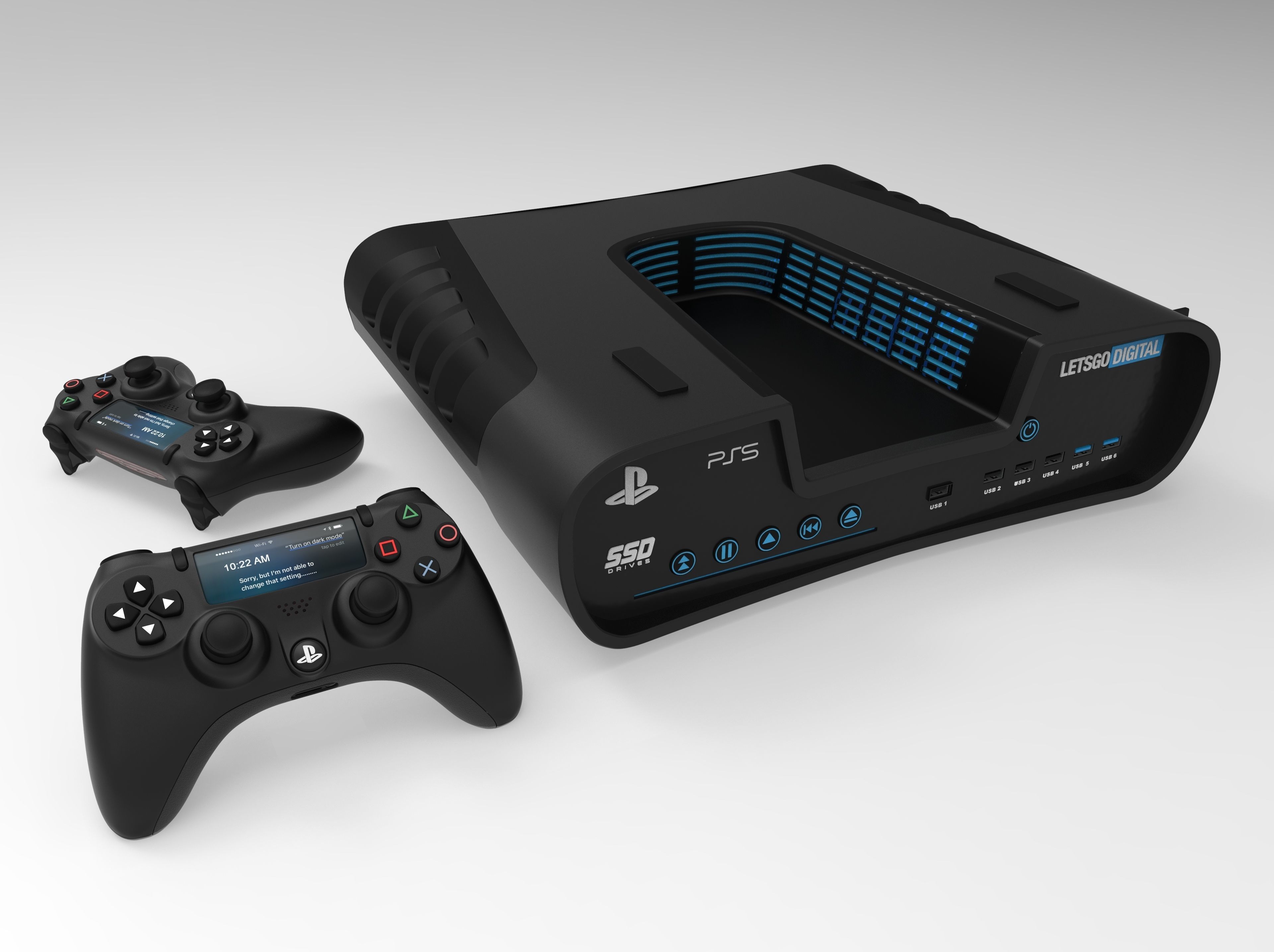 Sony Playstation 5 3D model_1