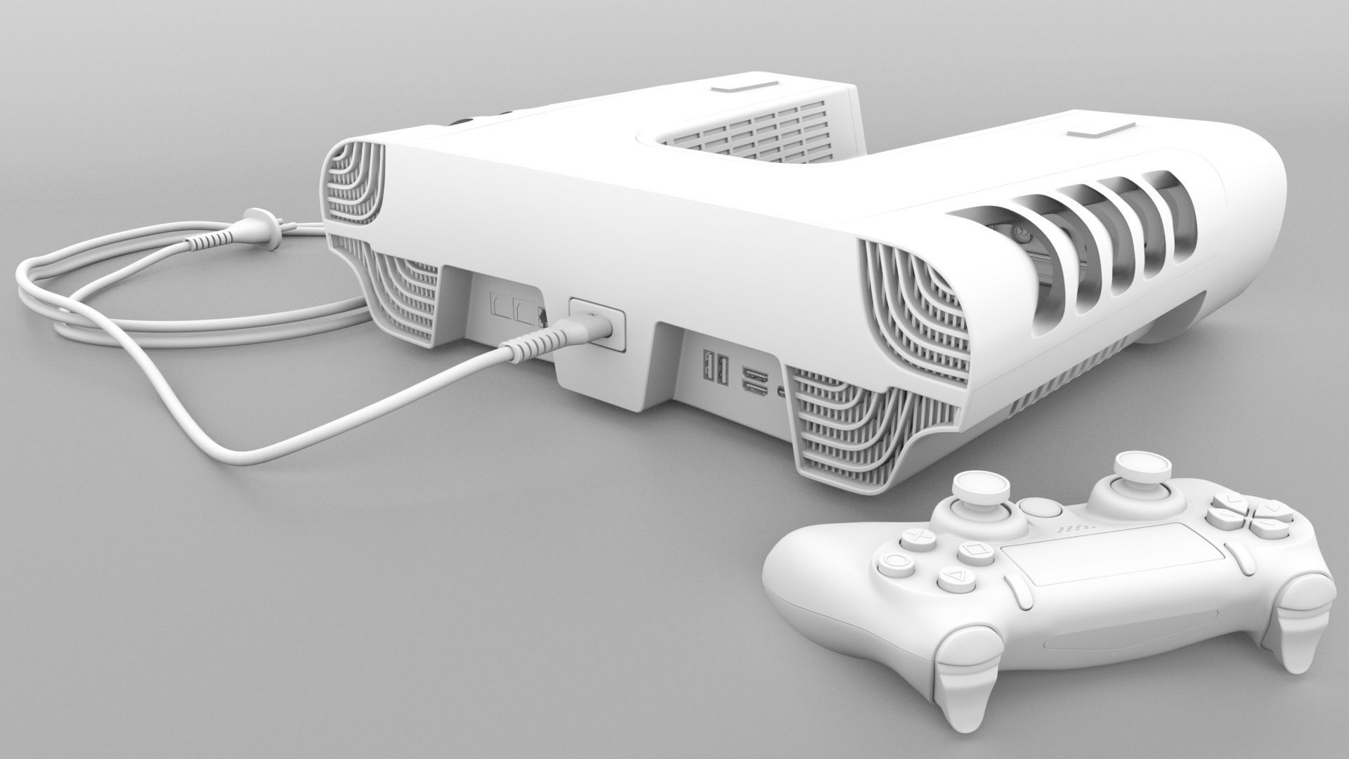 Sony Playstation 5 3D model_14