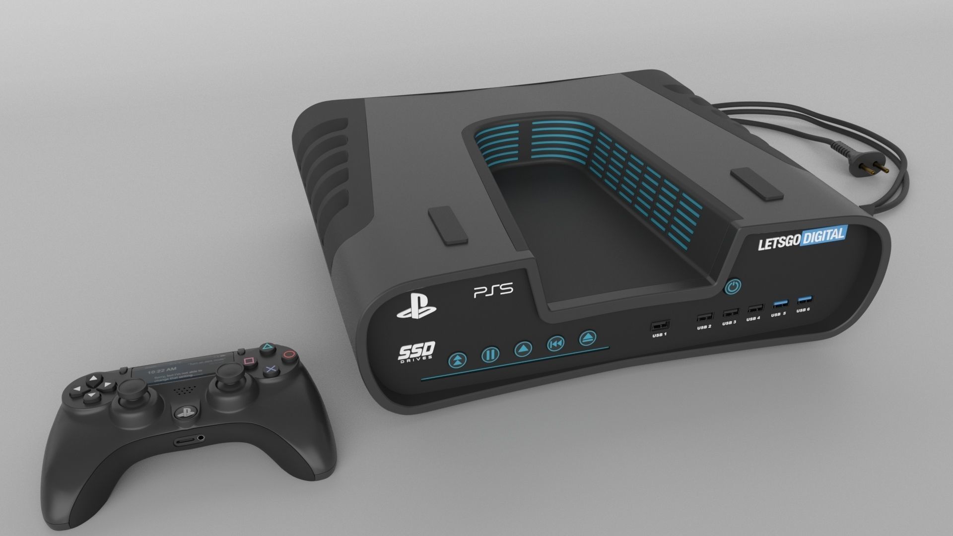 Sony Playstation 5 3D model_10
