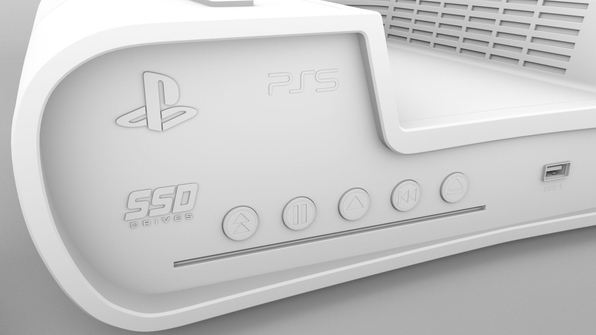 Sony Playstation 5 3D model_16