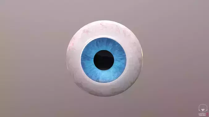 Eyeball marble ball