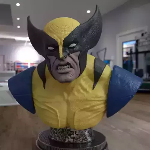 Wolverine Bust 3D print model