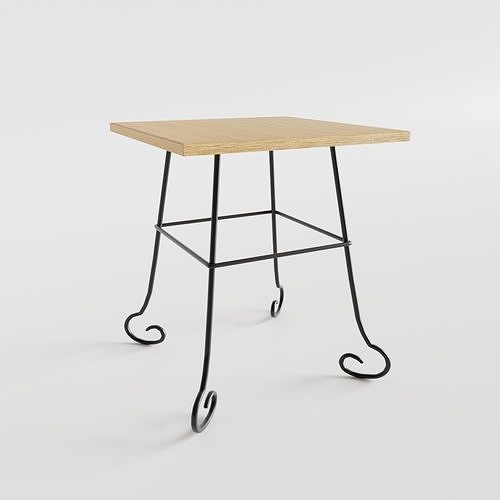 Cafe Table 3D model
