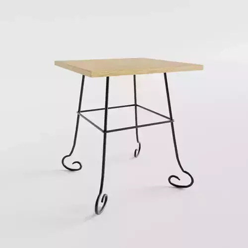 Cafe Table 3D model