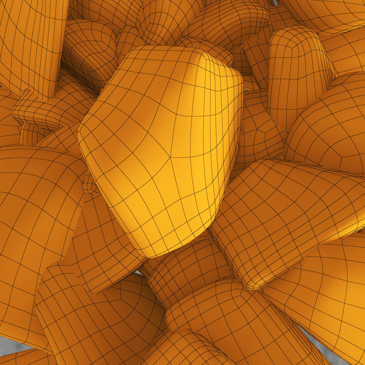 Ice splinter 3D model_3