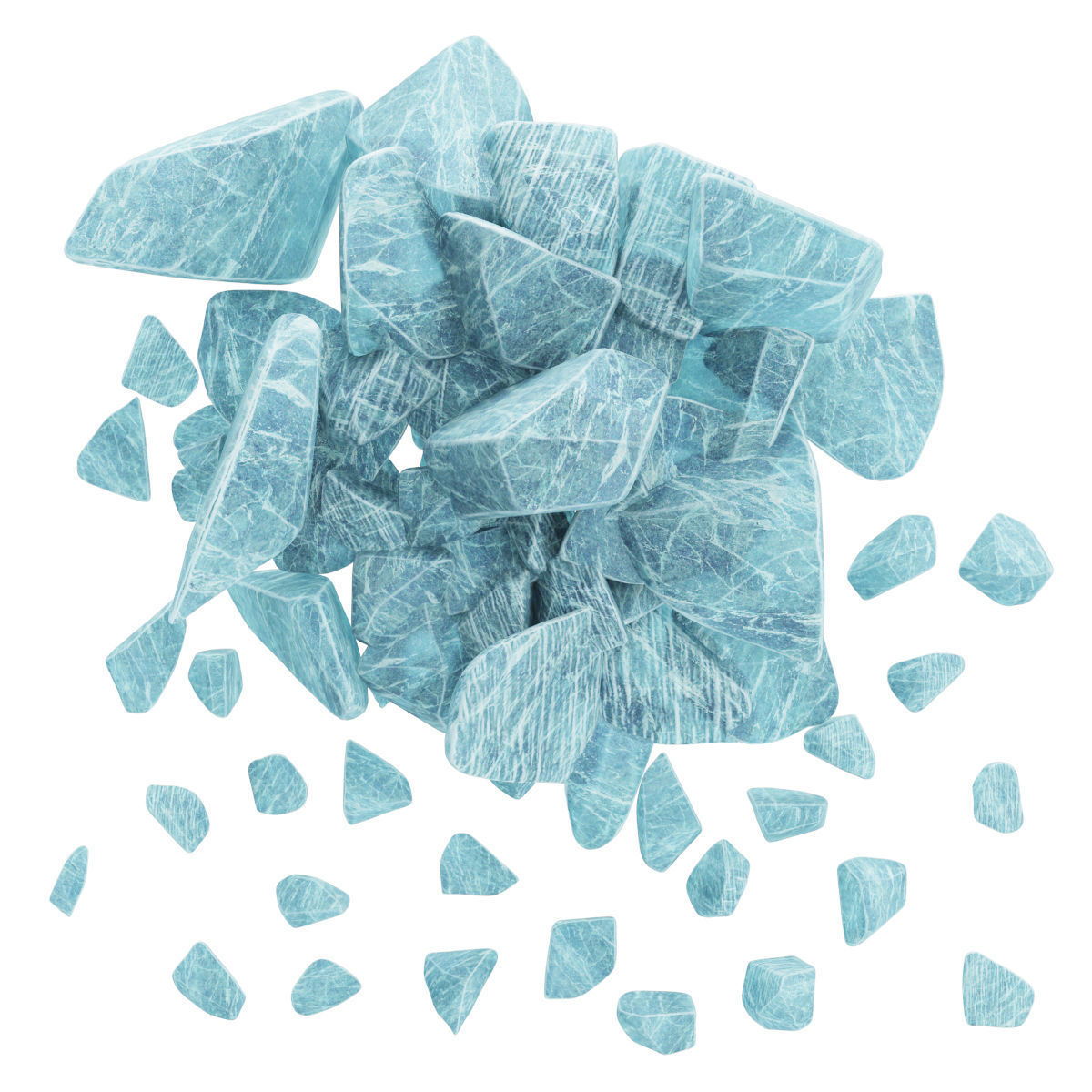 Ice splinter 3D model_1