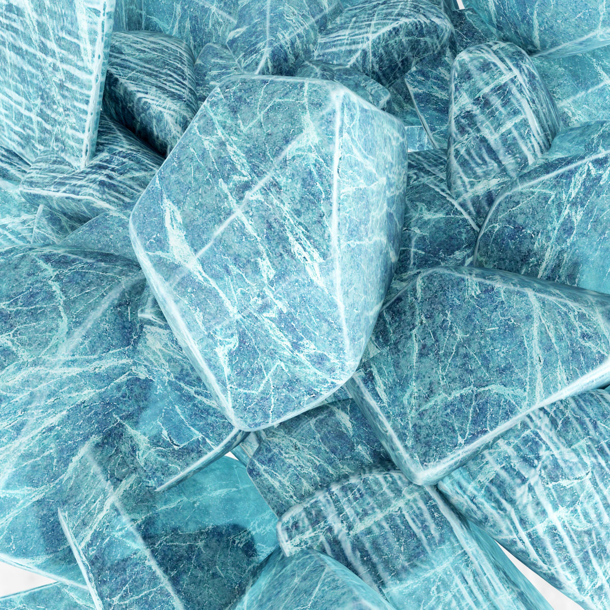 Ice splinter 3D model_2