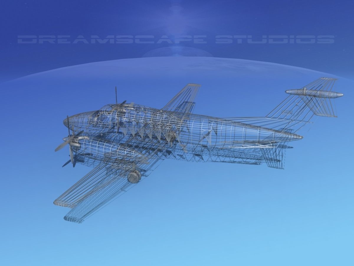 Beechcraft UC-12Q Huron V04 USAF 3D model_14