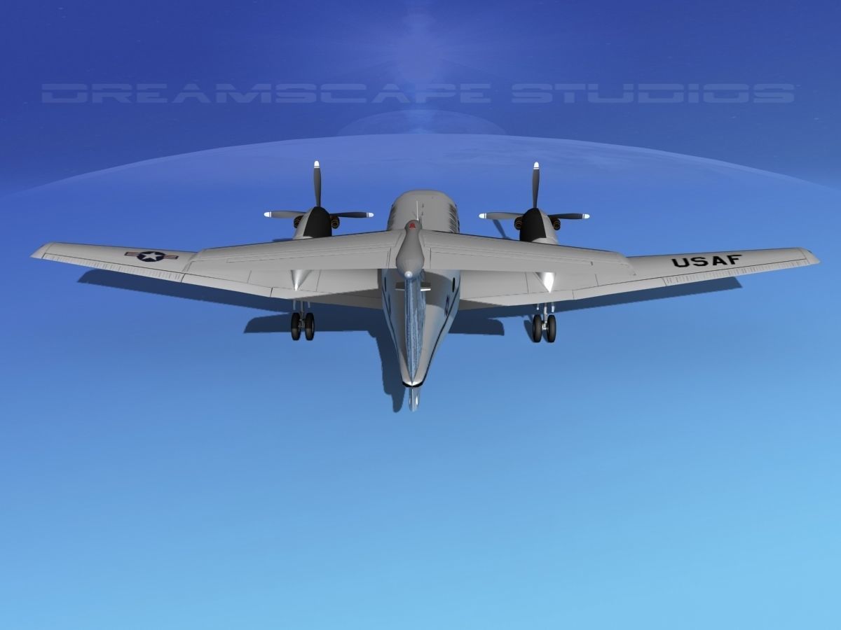 Beechcraft UC-12Q Huron V04 USAF 3D model_6