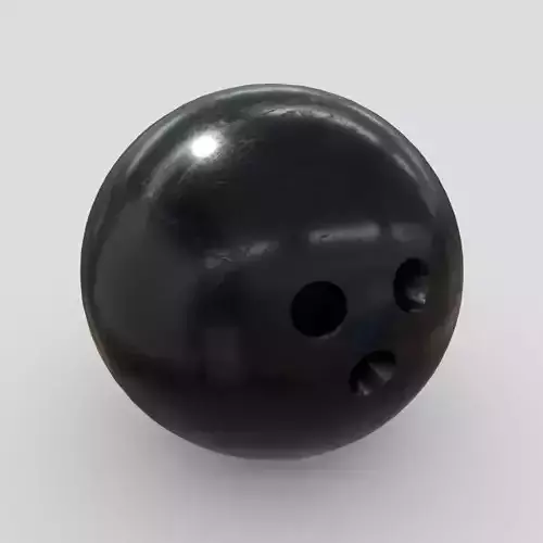 Bowling Ball Low-poly 3D model