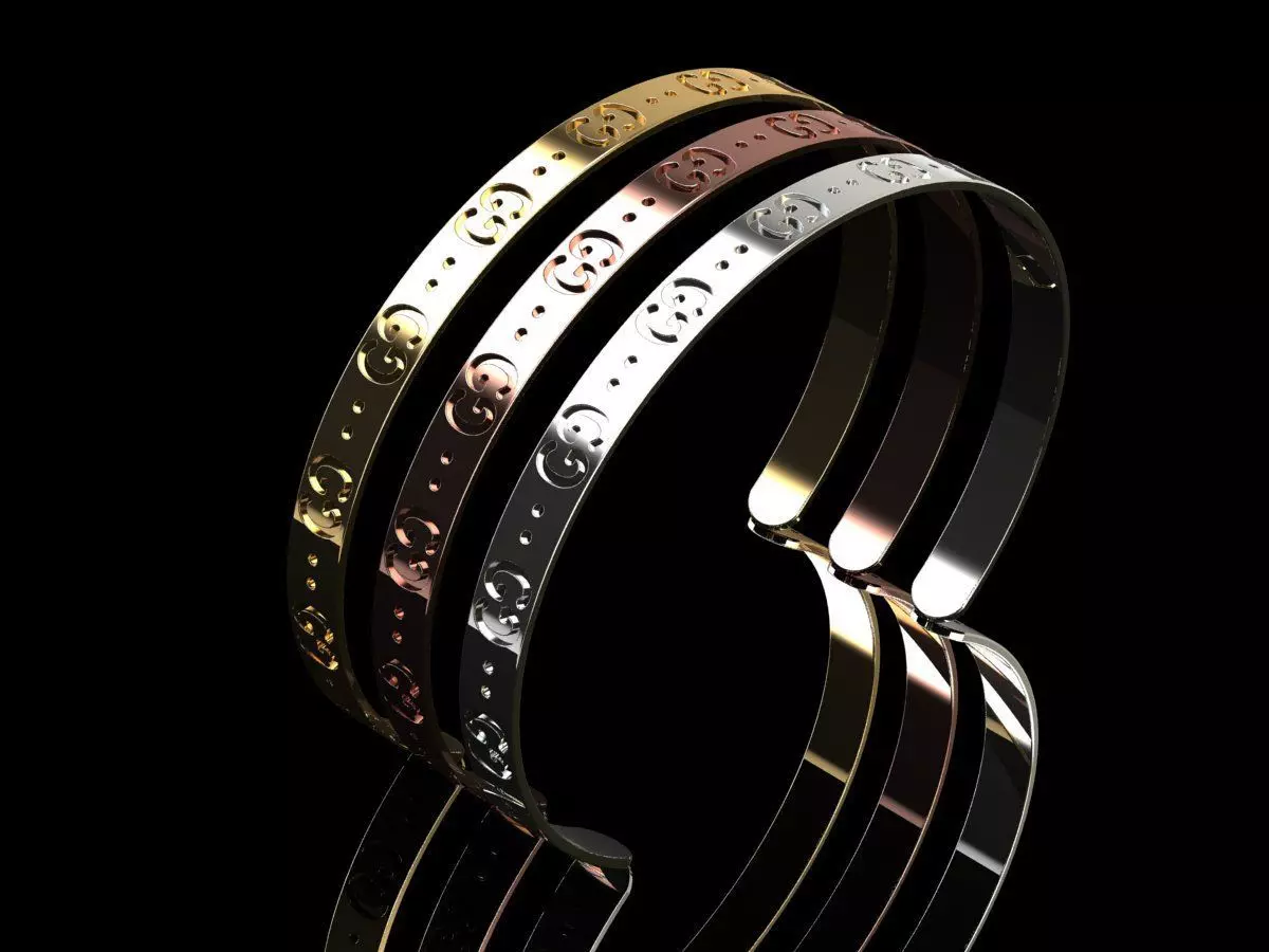 Gucci Bracelet 02 3D print model_0