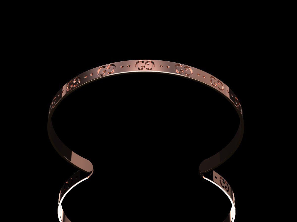 Gucci Bracelet 02 3D print model_5