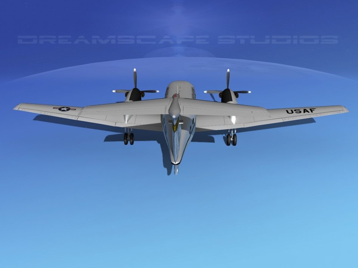 Beechcraft UC-12Q Huron V05 USAF 3D model_6
