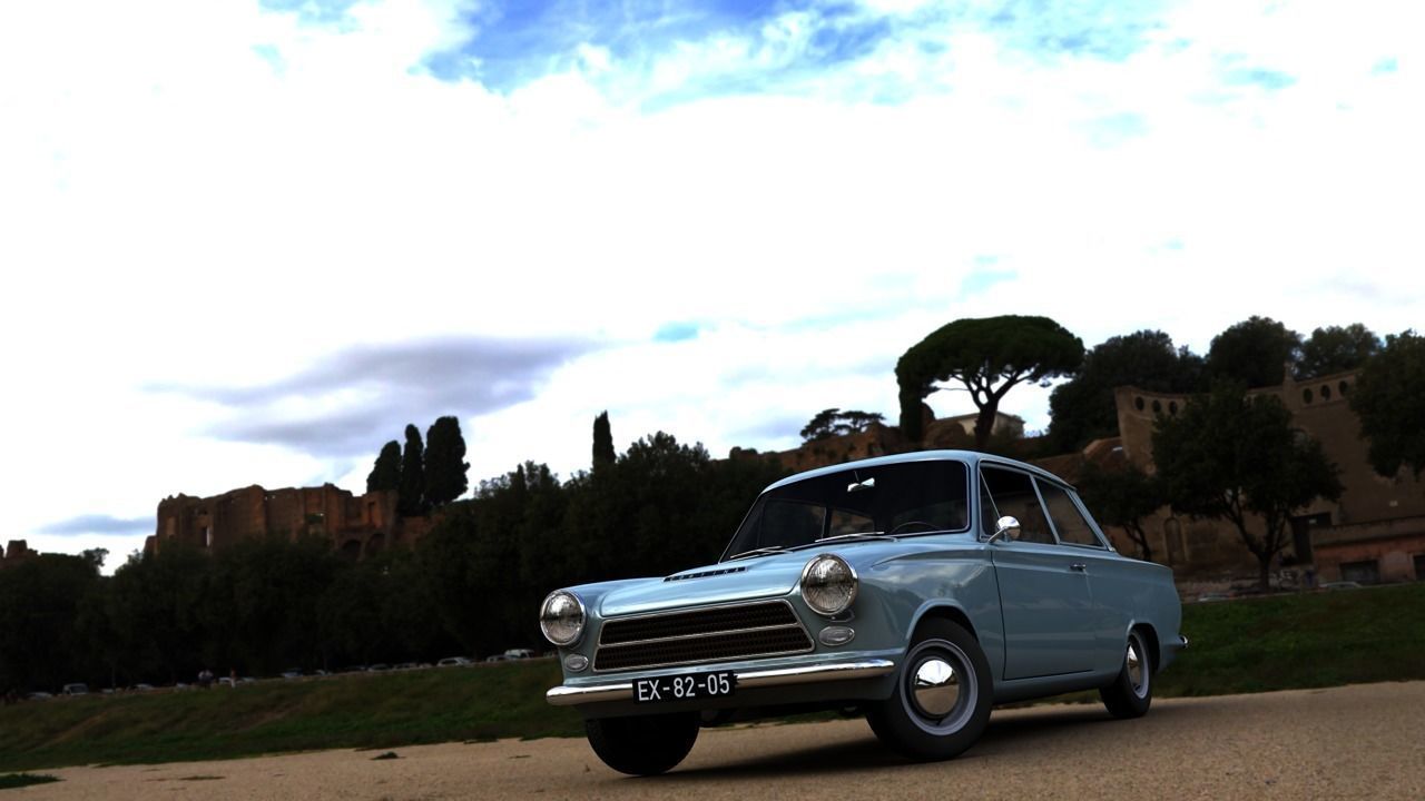 CONSUL CORTINA MK1 1962 3D model_10