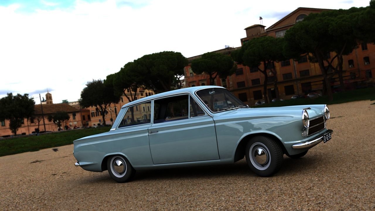 CONSUL CORTINA MK1 1962 3D model_6