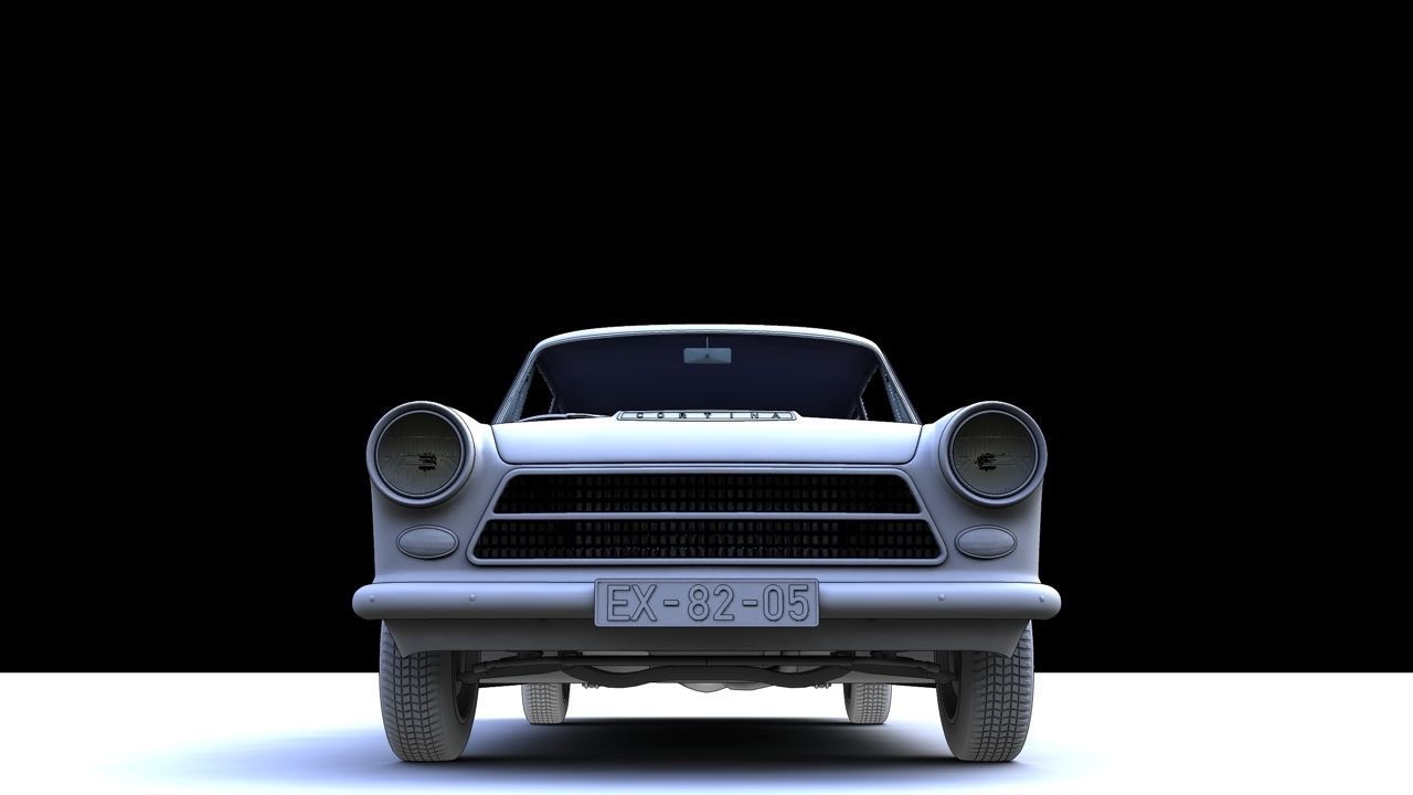 CONSUL CORTINA MK1 1962 3D model_14