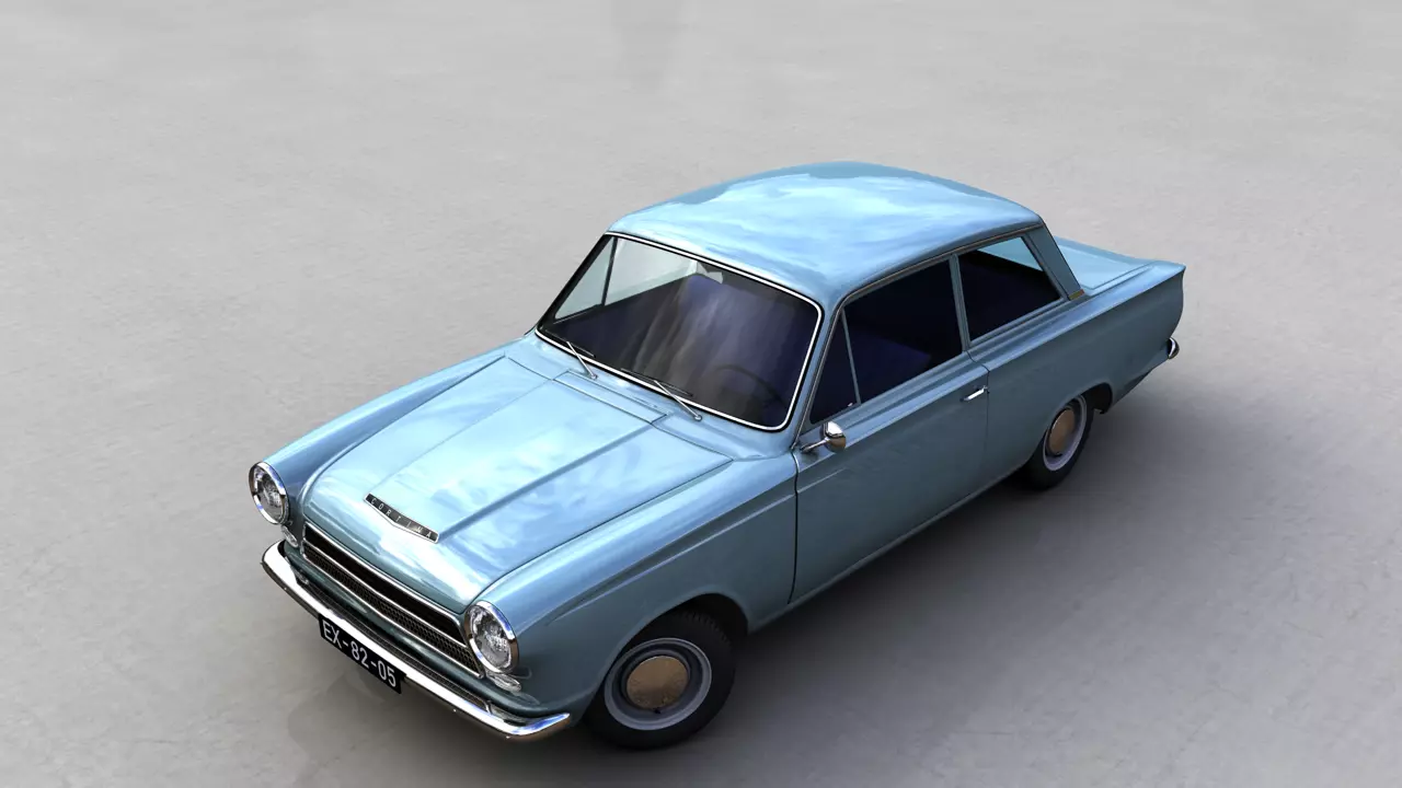 CONSUL CORTINA MK1 1962 3D model_0