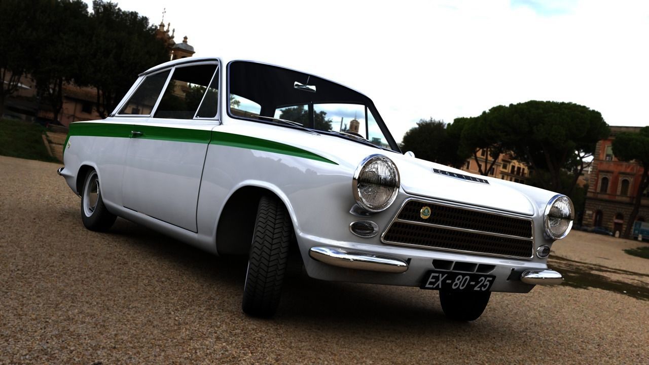 LOTUS CORTINA MK1 1963 3D model_8