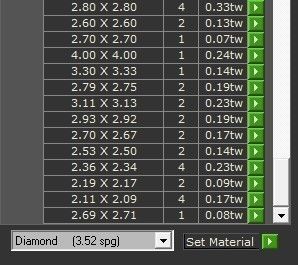 Emerald Pear Shape Playing Diamond Gold Earring 3D print model_18