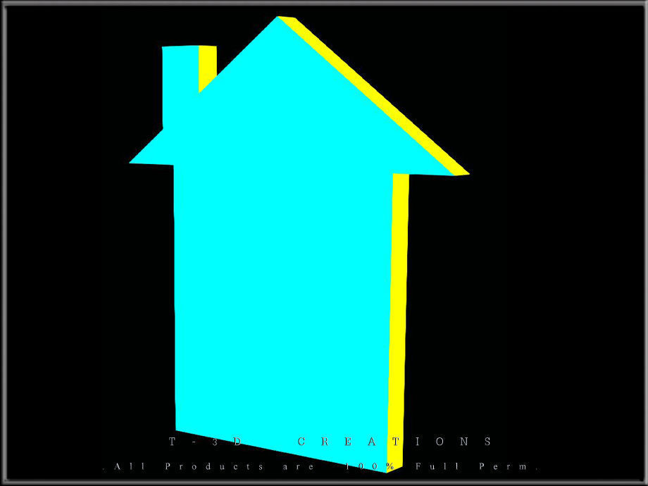 Garland House 02 Low-poly 3D model_2