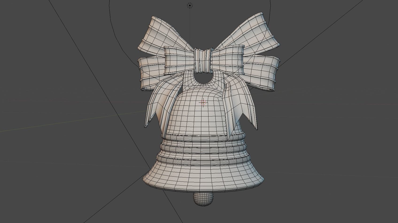 Christmas Bell Free low-poly 3D model_3