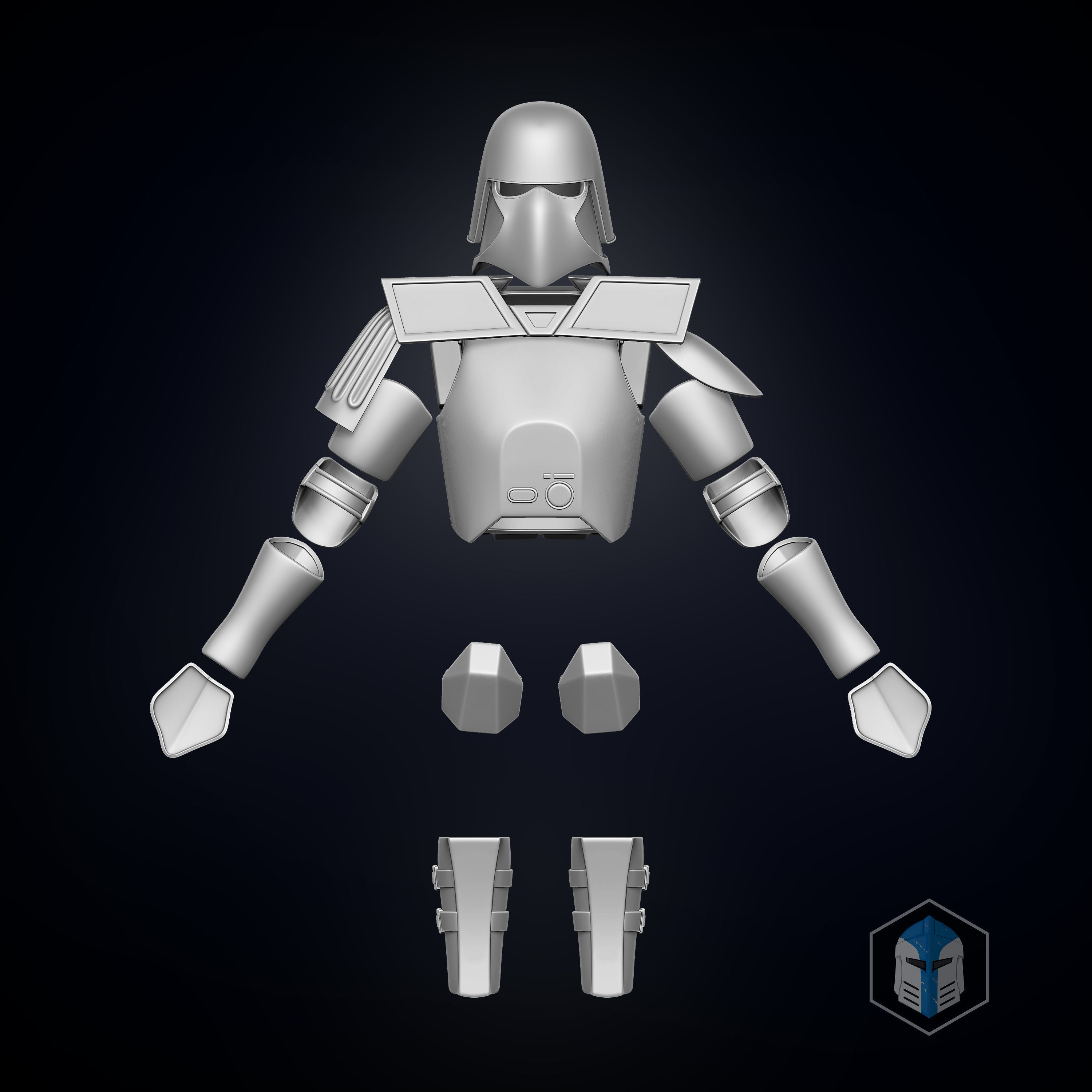 Galactic Marine Clone Trooper Armor 3D model_3