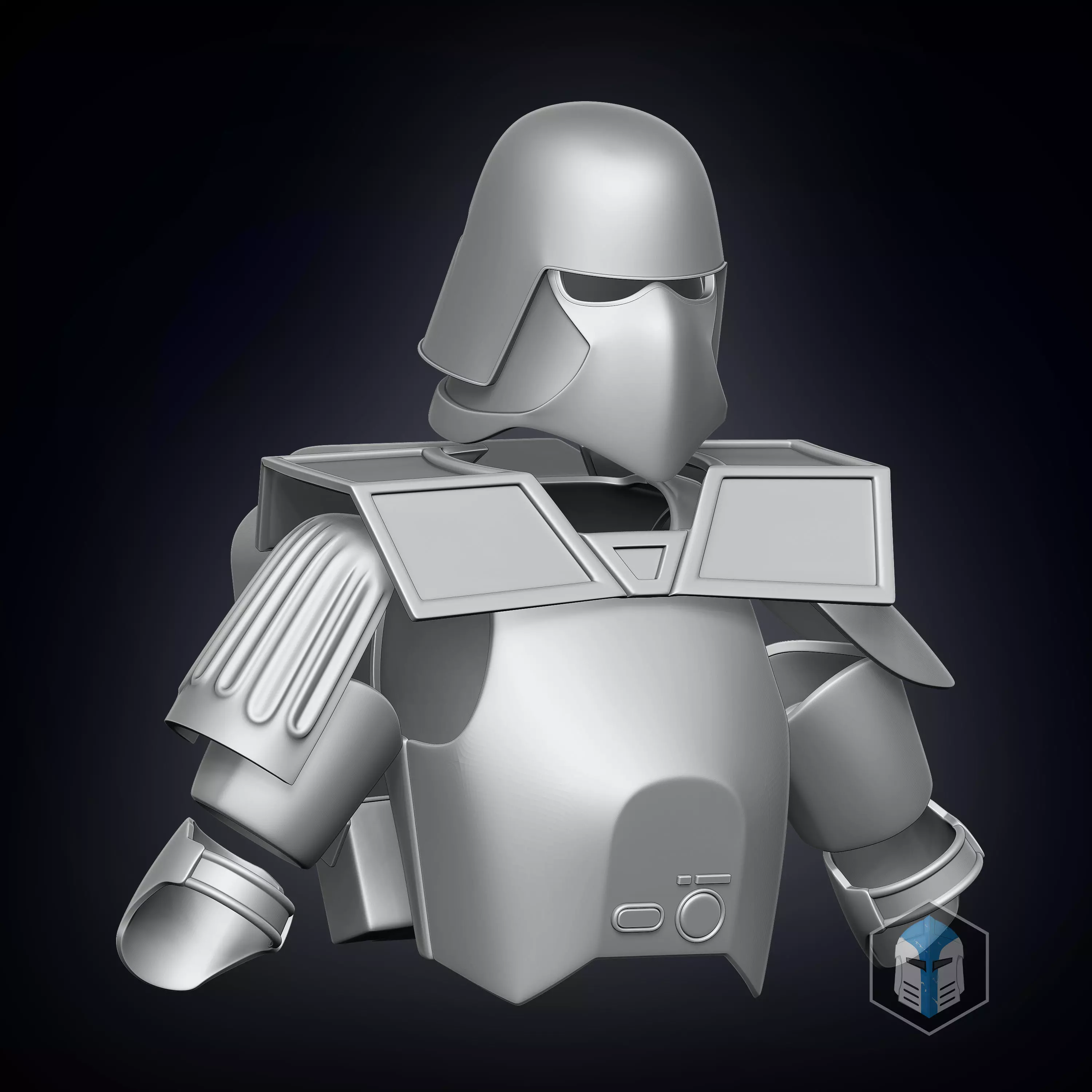 Galactic Marine Clone Trooper Armor 3D model_0