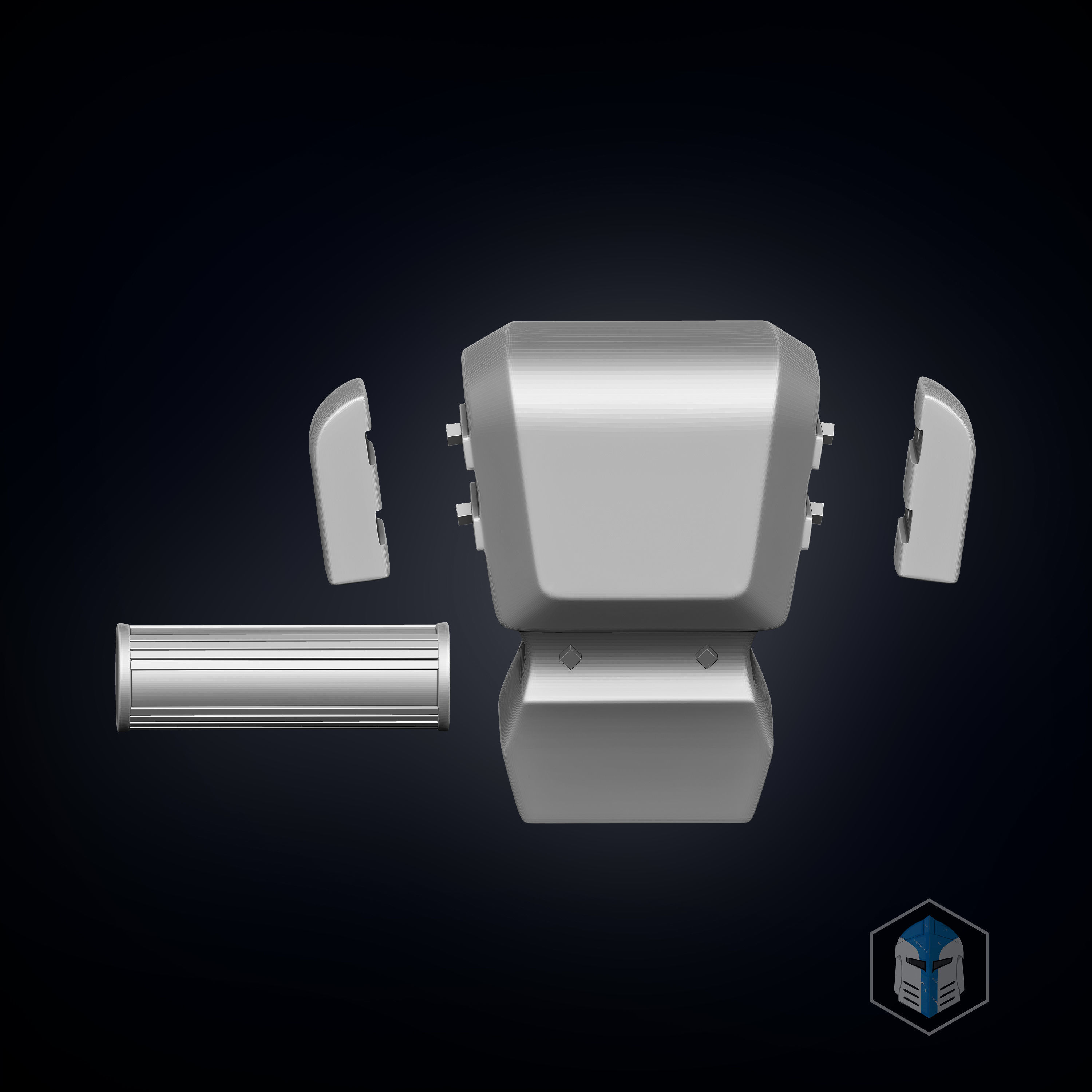 Galactic Marine Clone Trooper Armor 3D model_7