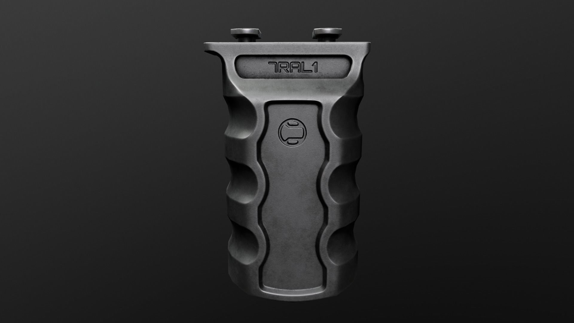 Railscales RSB MLOK Vertical Grip Low-poly 3D model_16