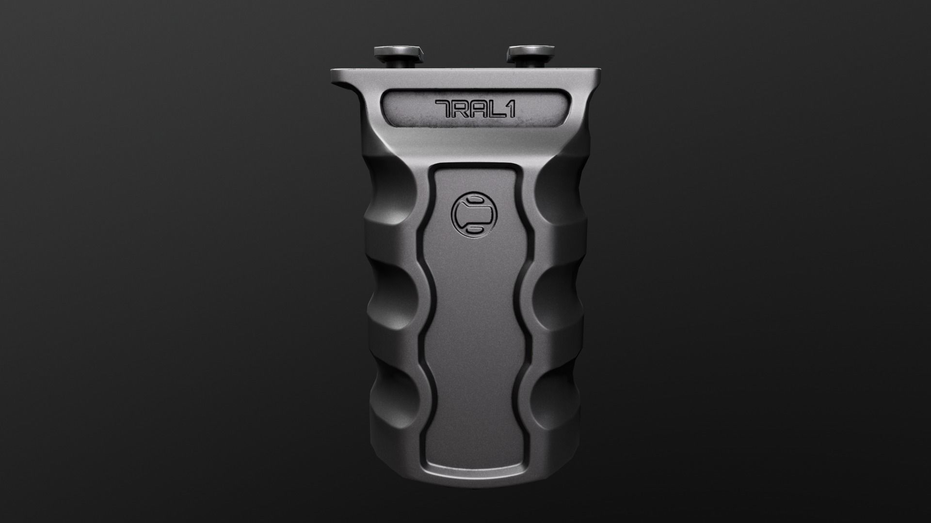 Railscales RSB MLOK Vertical Grip Low-poly 3D model_18