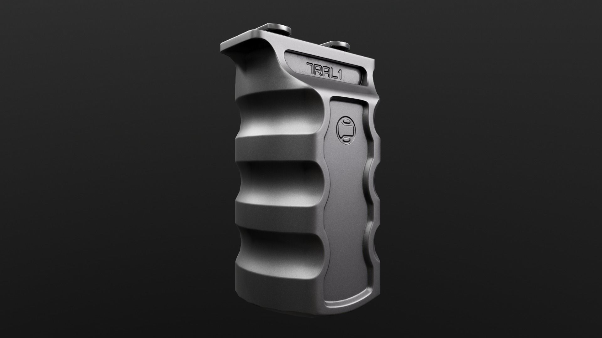 Railscales RSB MLOK Vertical Grip Low-poly 3D model_15