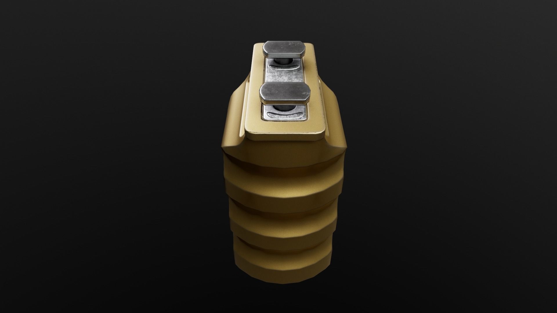 Railscales RSB MLOK Vertical Grip Low-poly 3D model_11