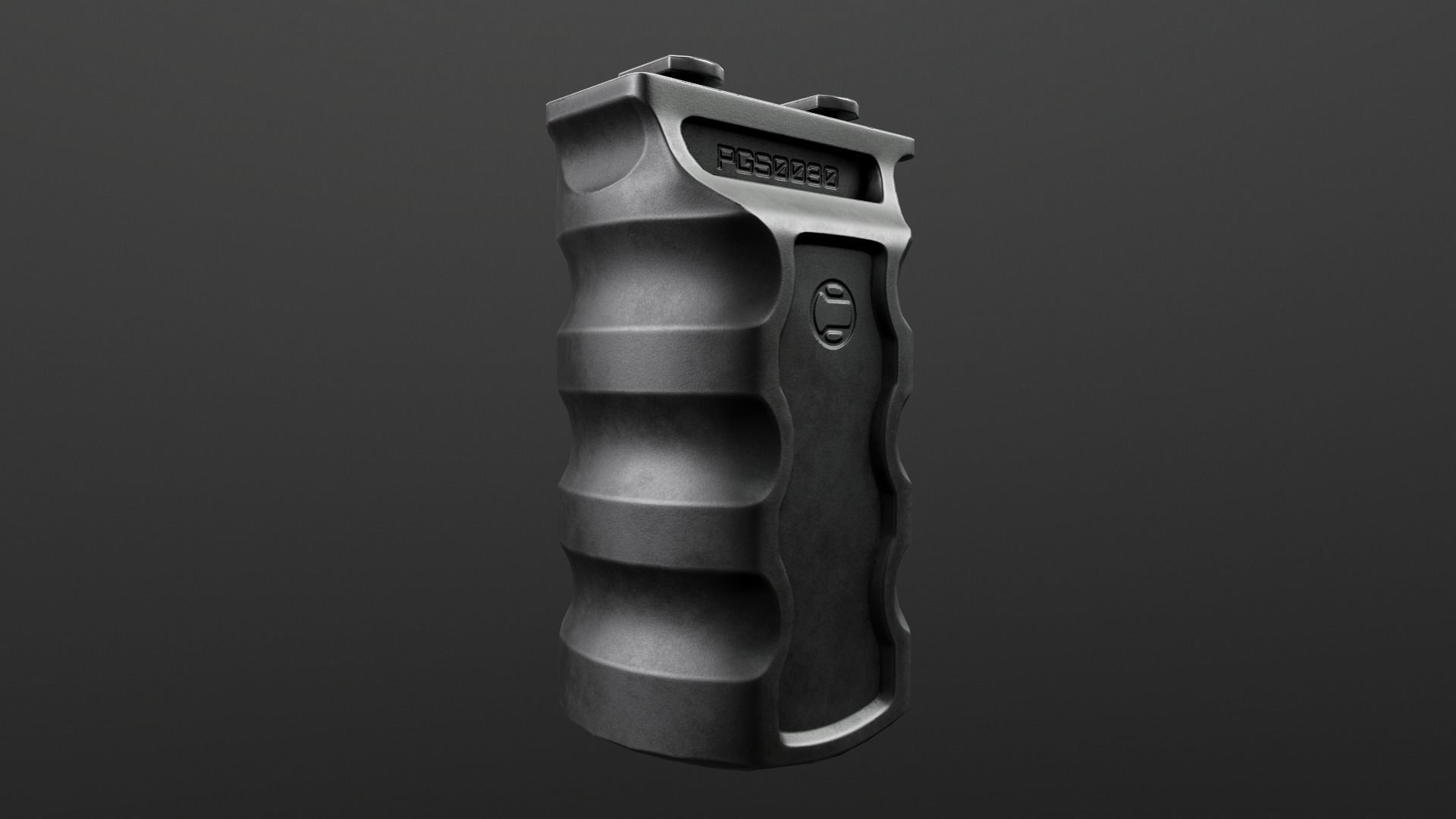 Railscales RSB MLOK Vertical Grip Low-poly 3D model_25