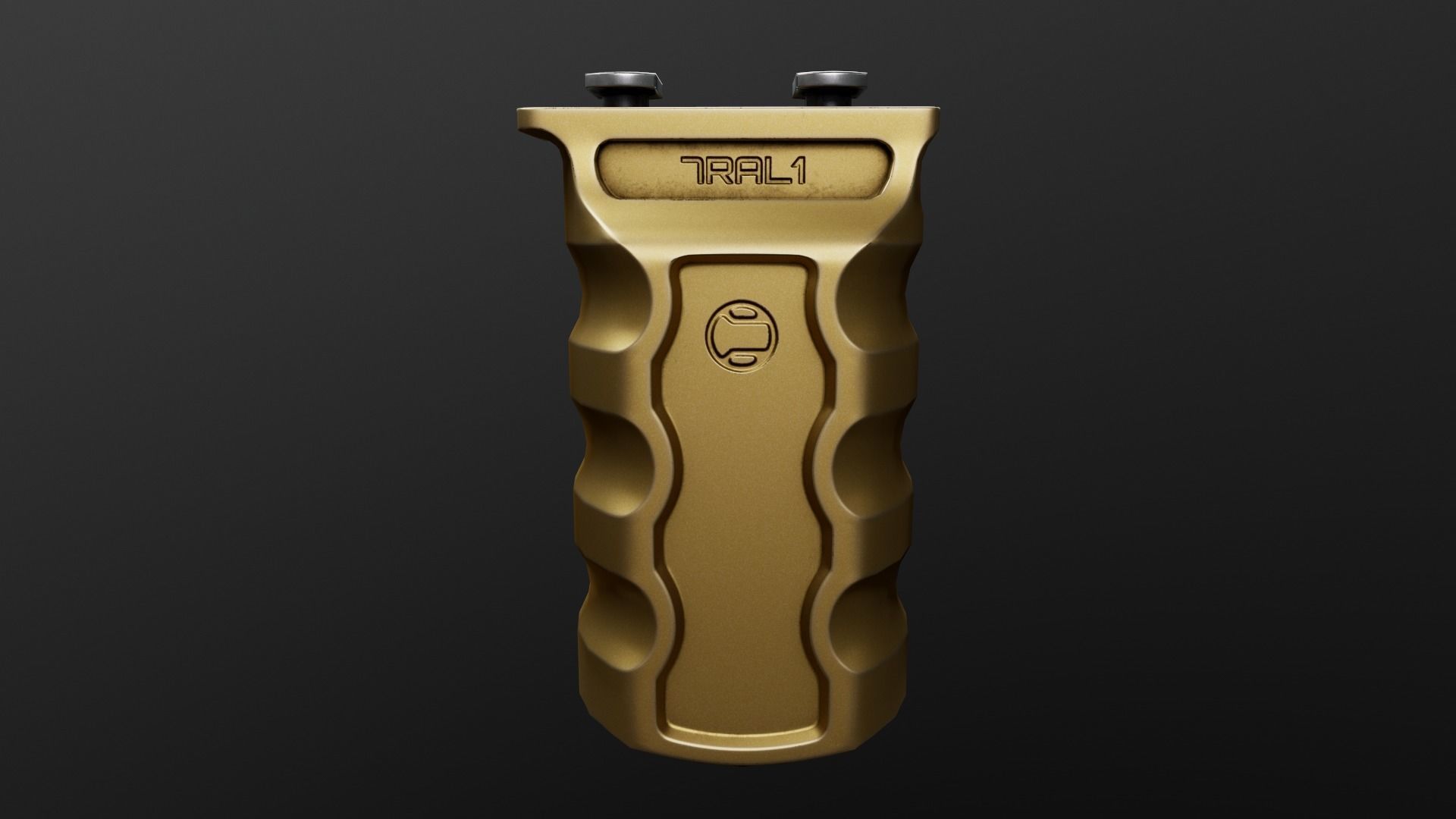 Railscales RSB MLOK Vertical Grip Low-poly 3D model_17