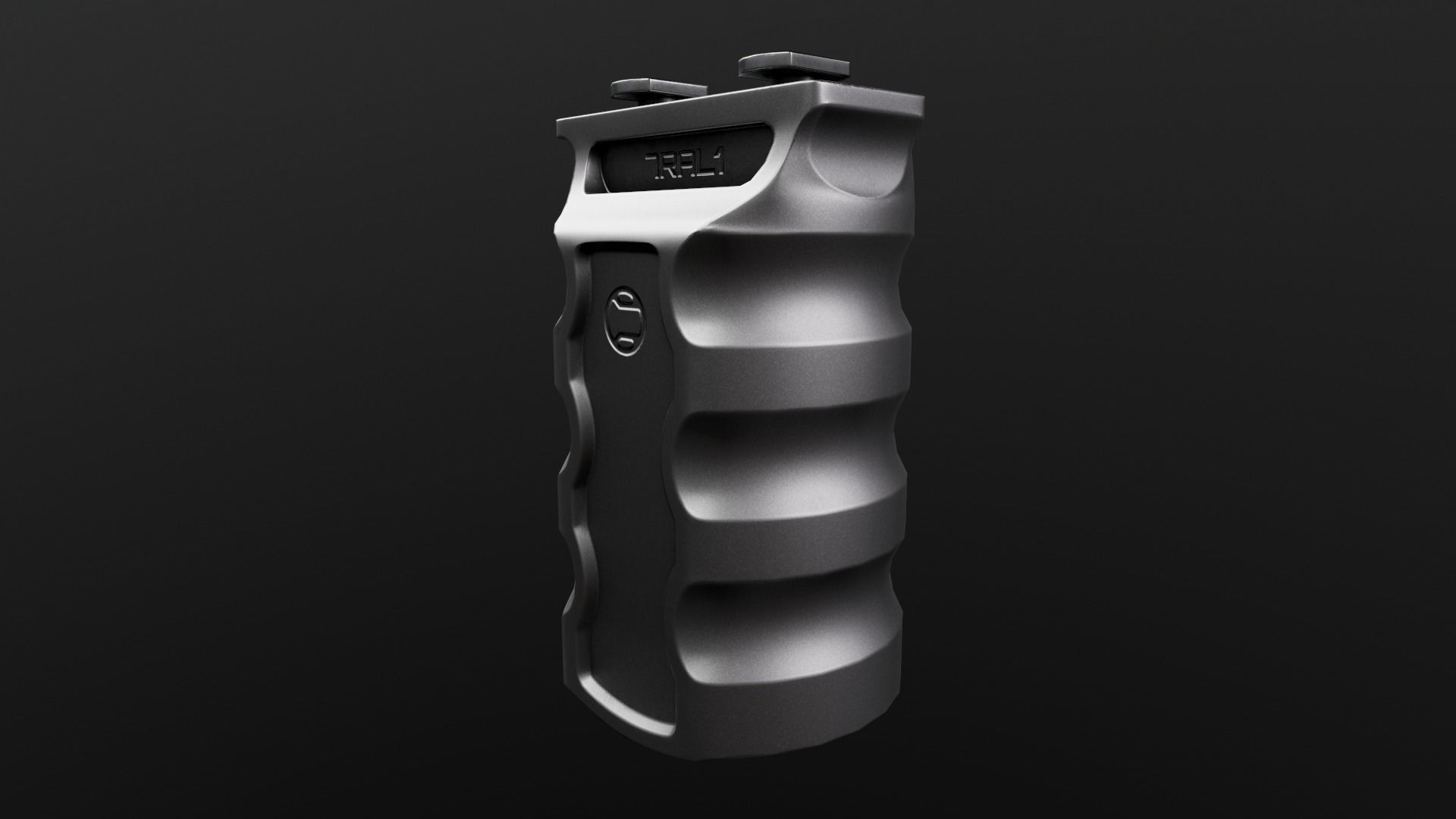 Railscales RSB MLOK Vertical Grip Low-poly 3D model_21