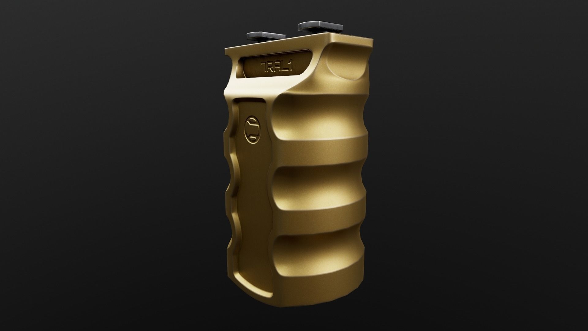 Railscales RSB MLOK Vertical Grip Low-poly 3D model_20