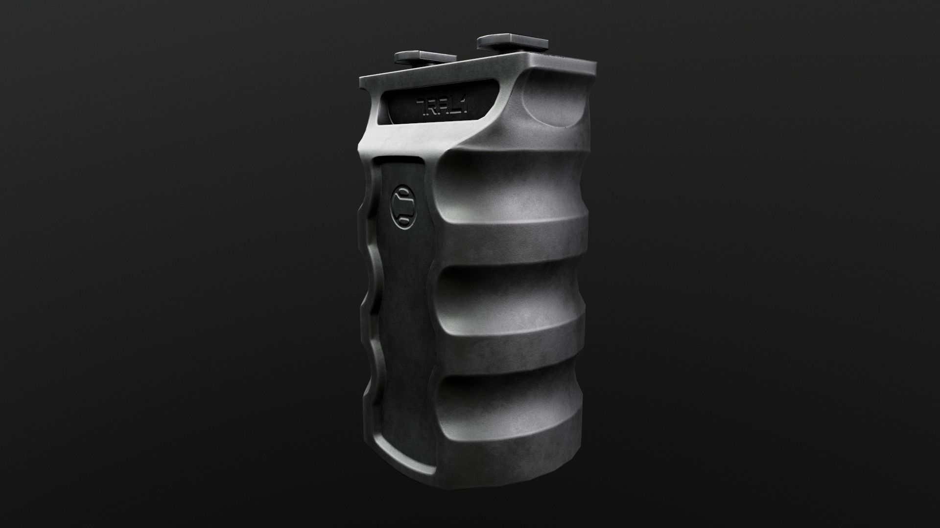 Railscales RSB MLOK Vertical Grip Low-poly 3D model_19