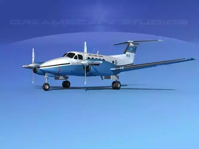 Beechcraft UC-12Q Huron HAF 3D model