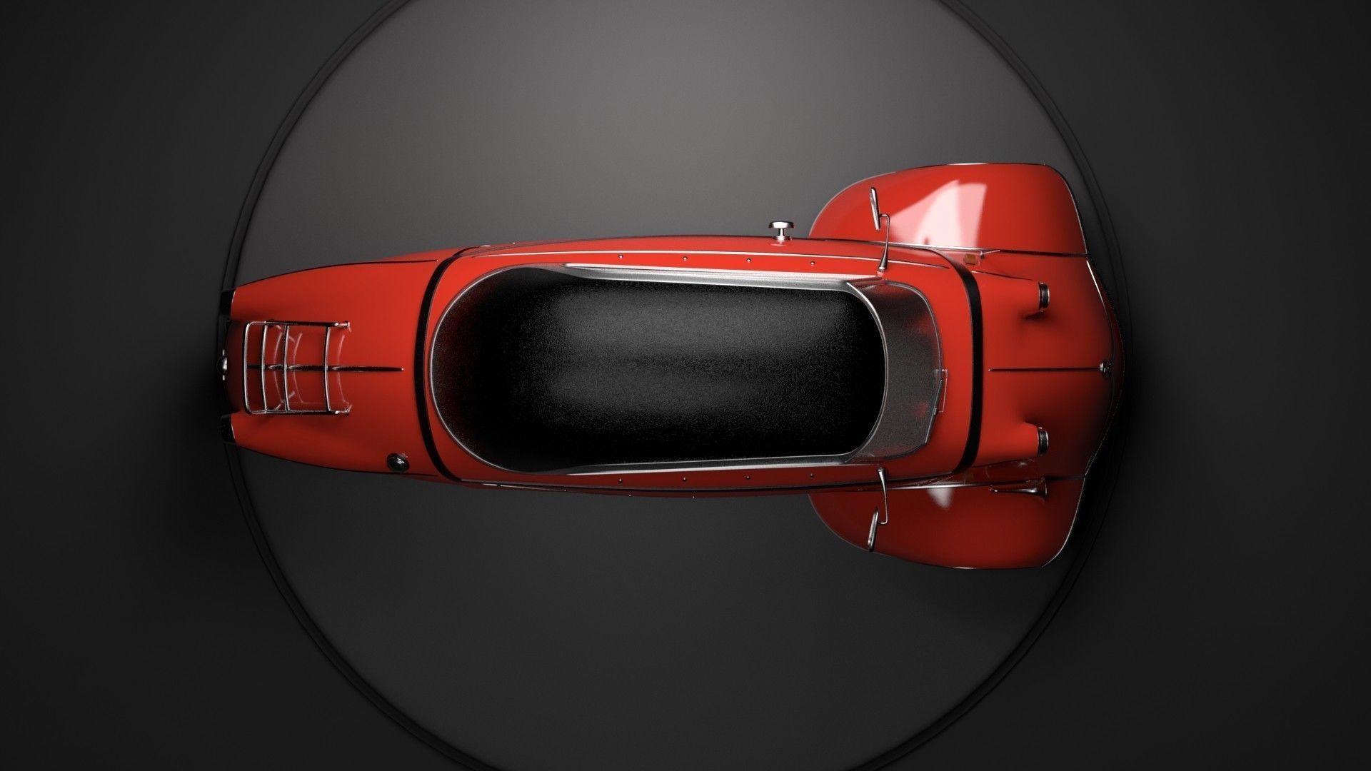 Messerschmitt kr200 Low-poly 3D model_3