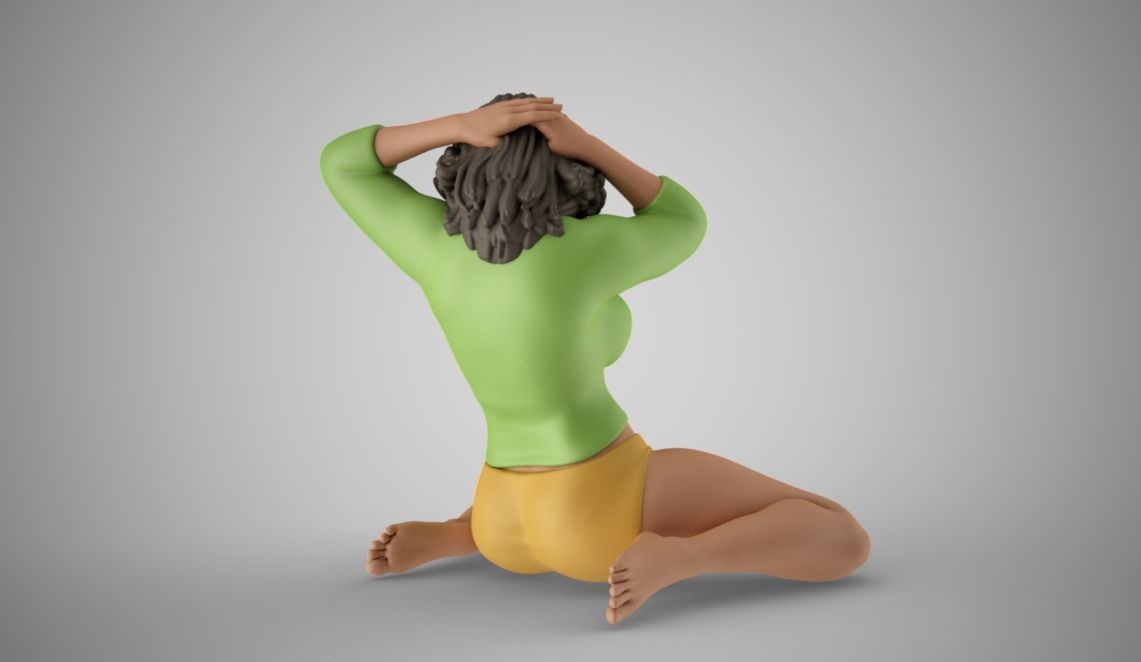 Woman Home Mood 8 3D print model_9