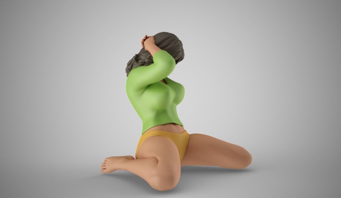 Woman Home Mood 8 3D print model_11