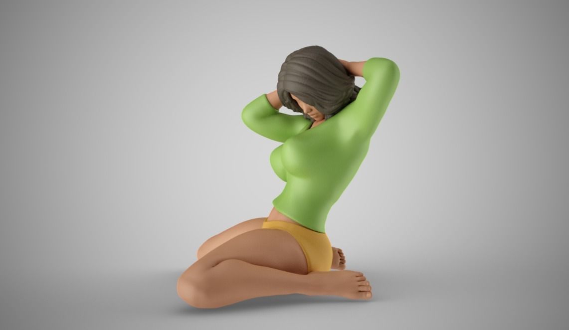 Woman Home Mood 8 3D print model_6