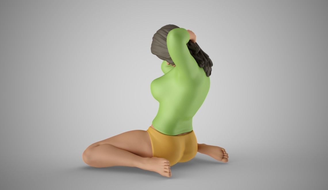 Woman Home Mood 8 3D print model_7
