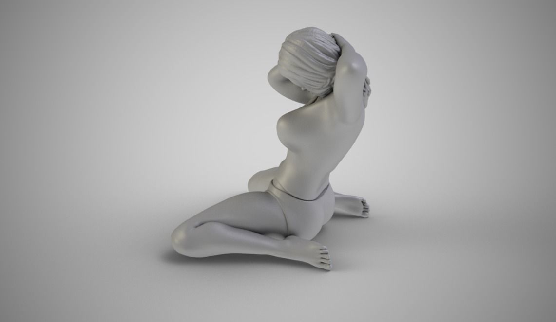 Woman Home Mood 8 3D print model_3