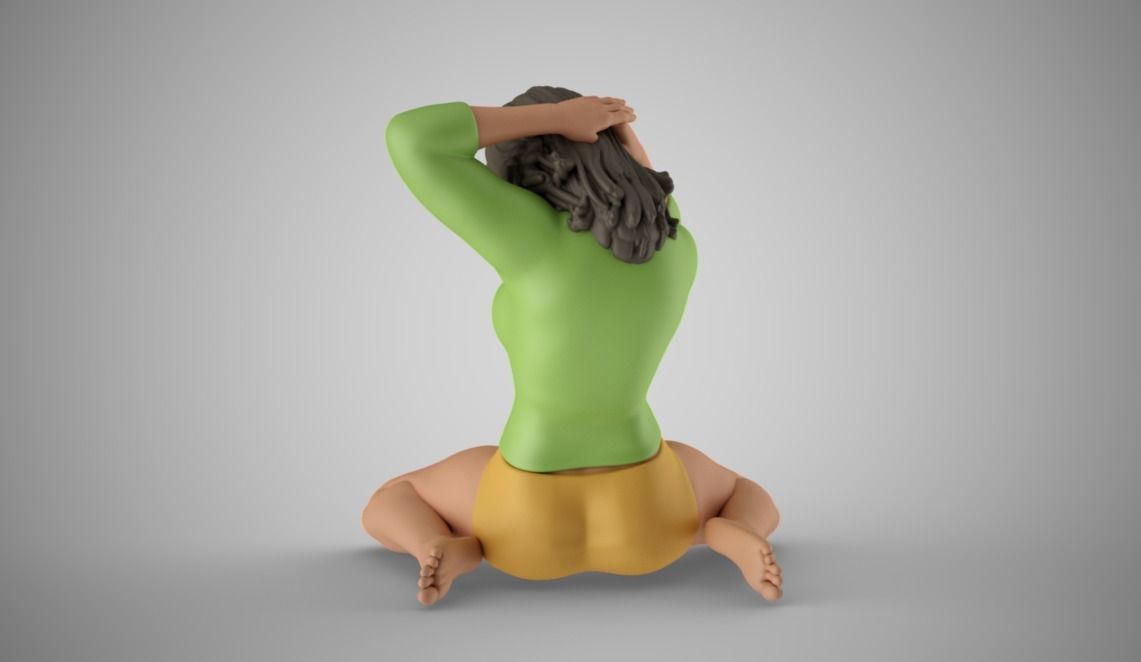 Woman Home Mood 8 3D print model_8