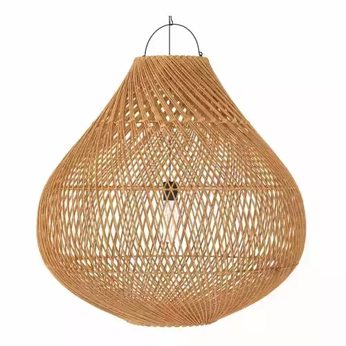 Bazar Bizar BOTTLE Rattan lampshade 3D model