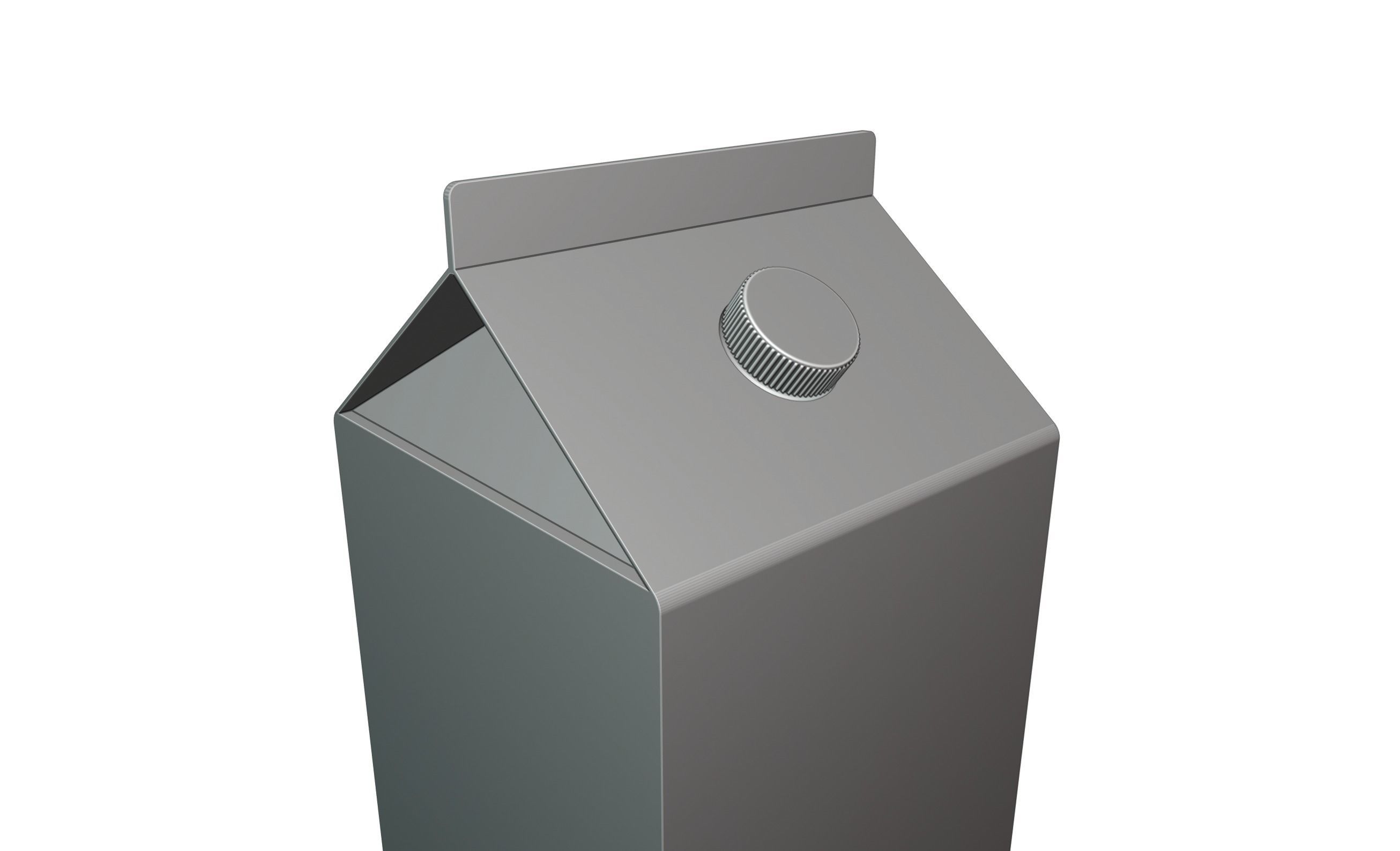 So Fresh 3D Orange Juice Carton with Professionally Designed Art 3D model_9