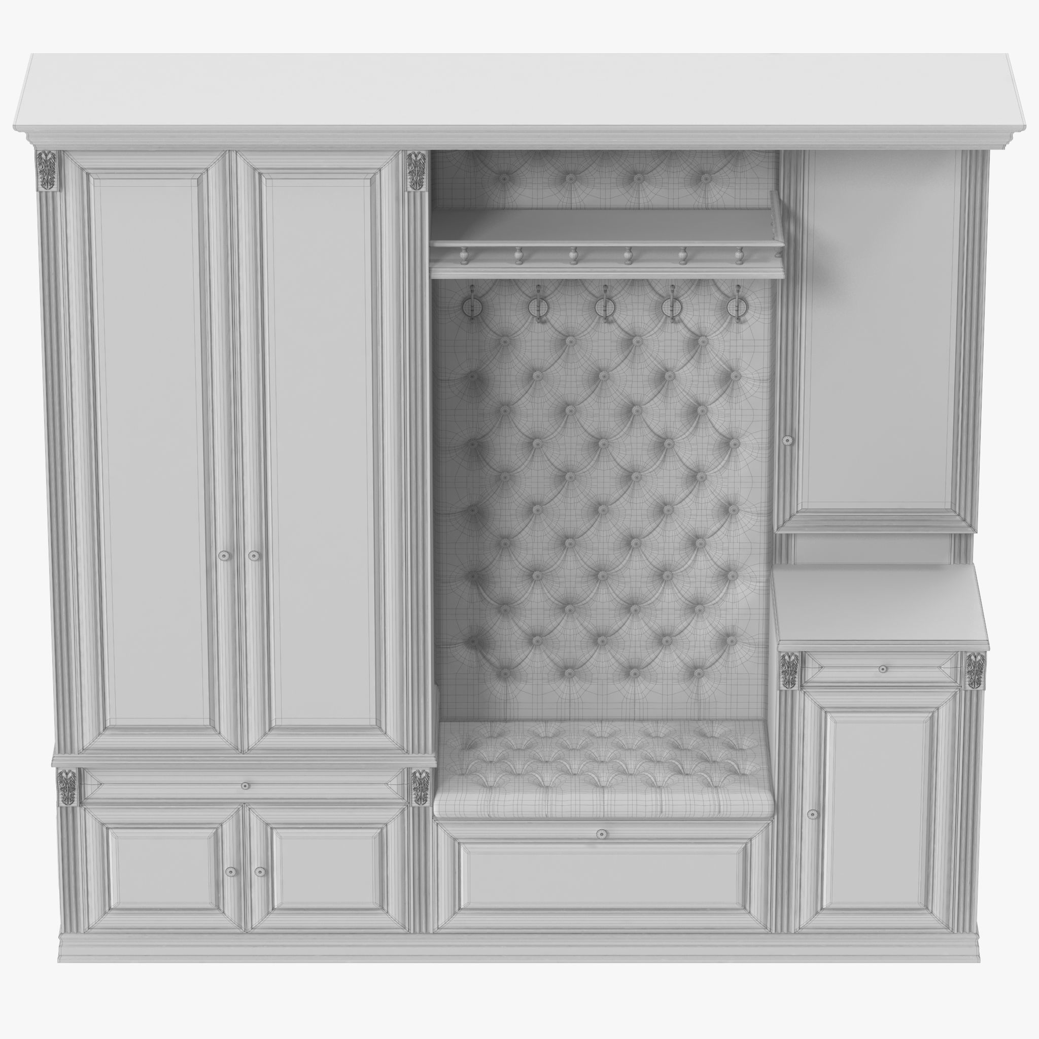 Classic Hallway 1 3D model_11