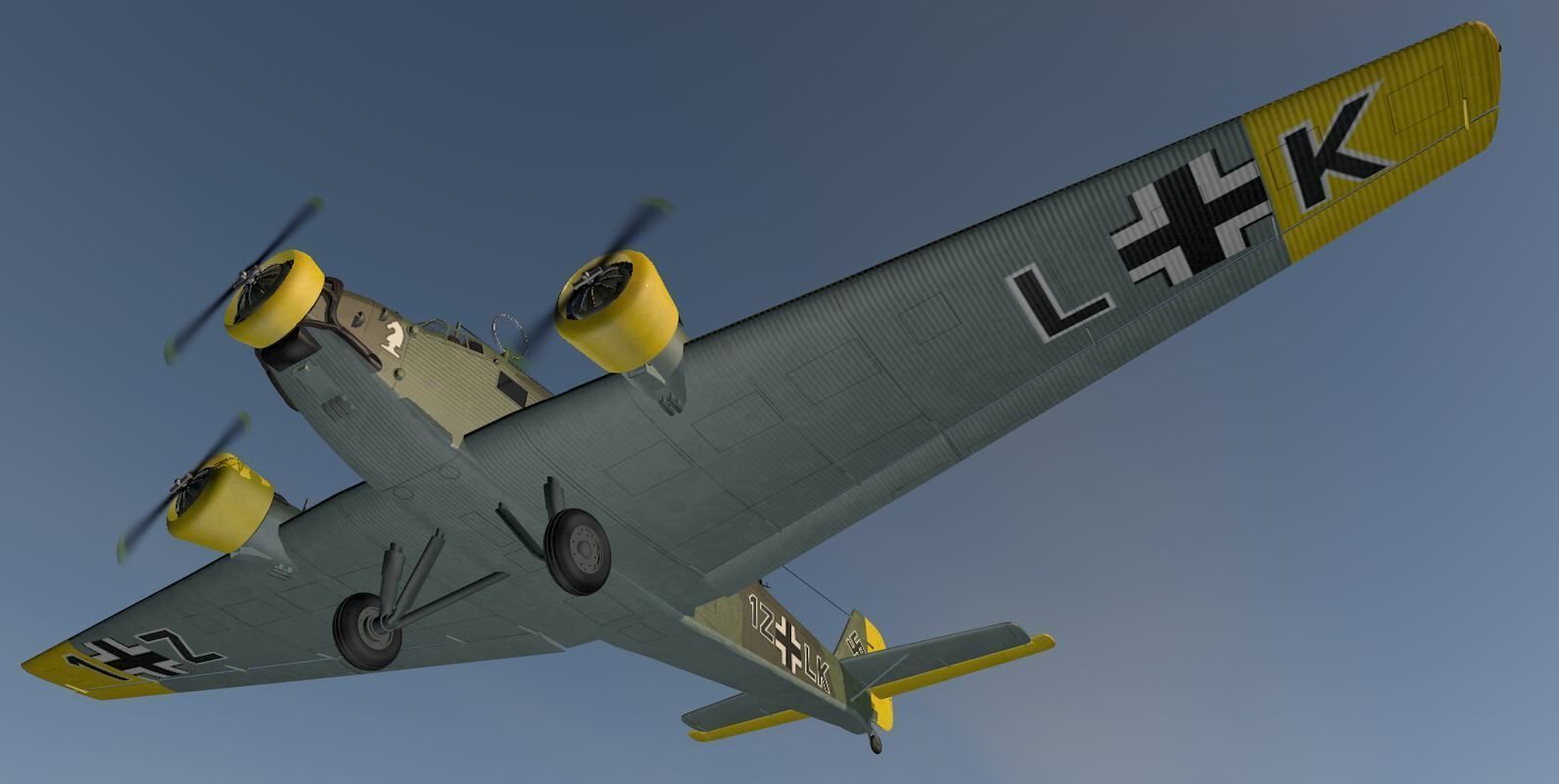 Junkers Ju-52 3M 3D model_20