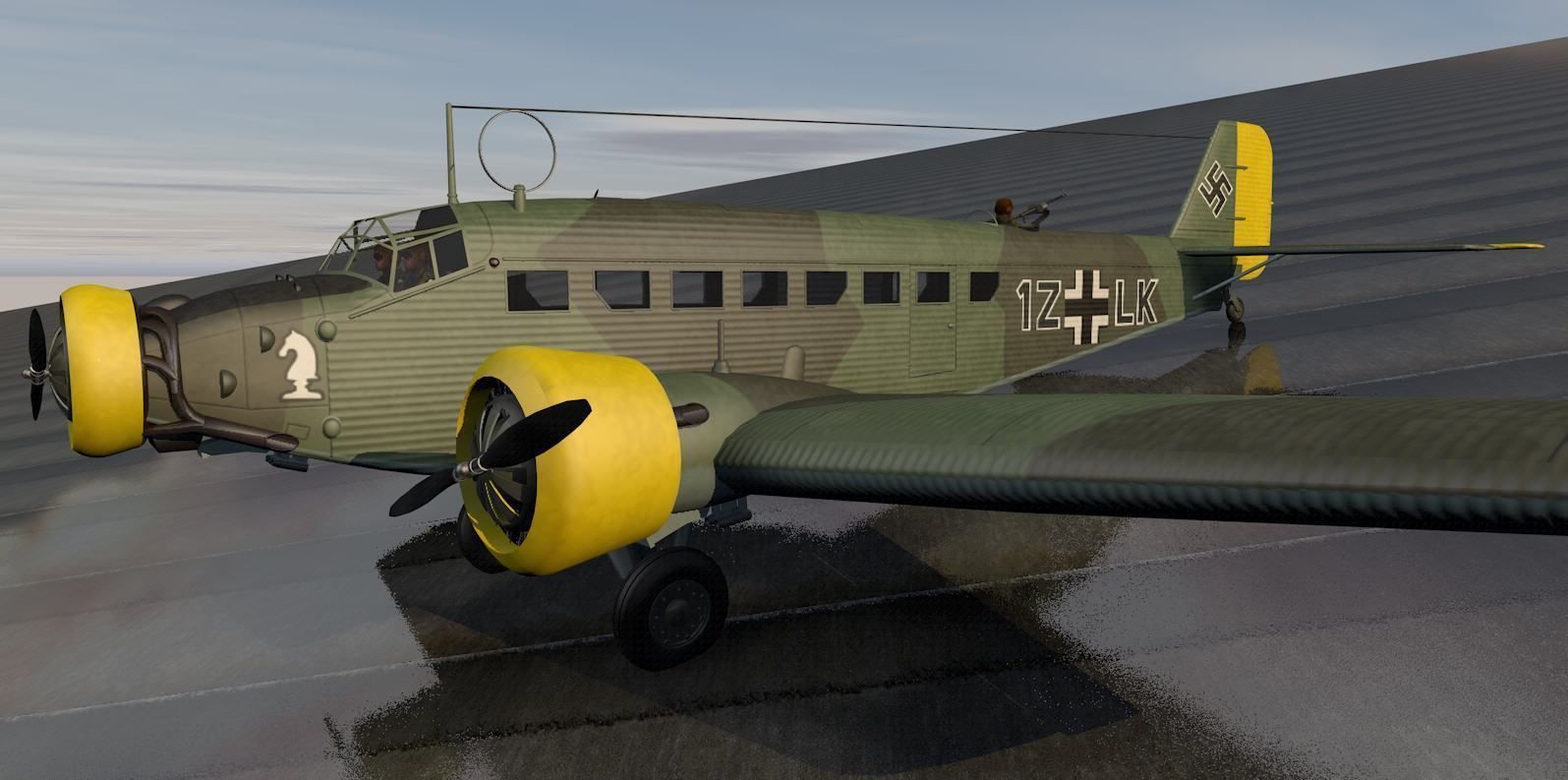 Junkers Ju-52 3M 3D model_9